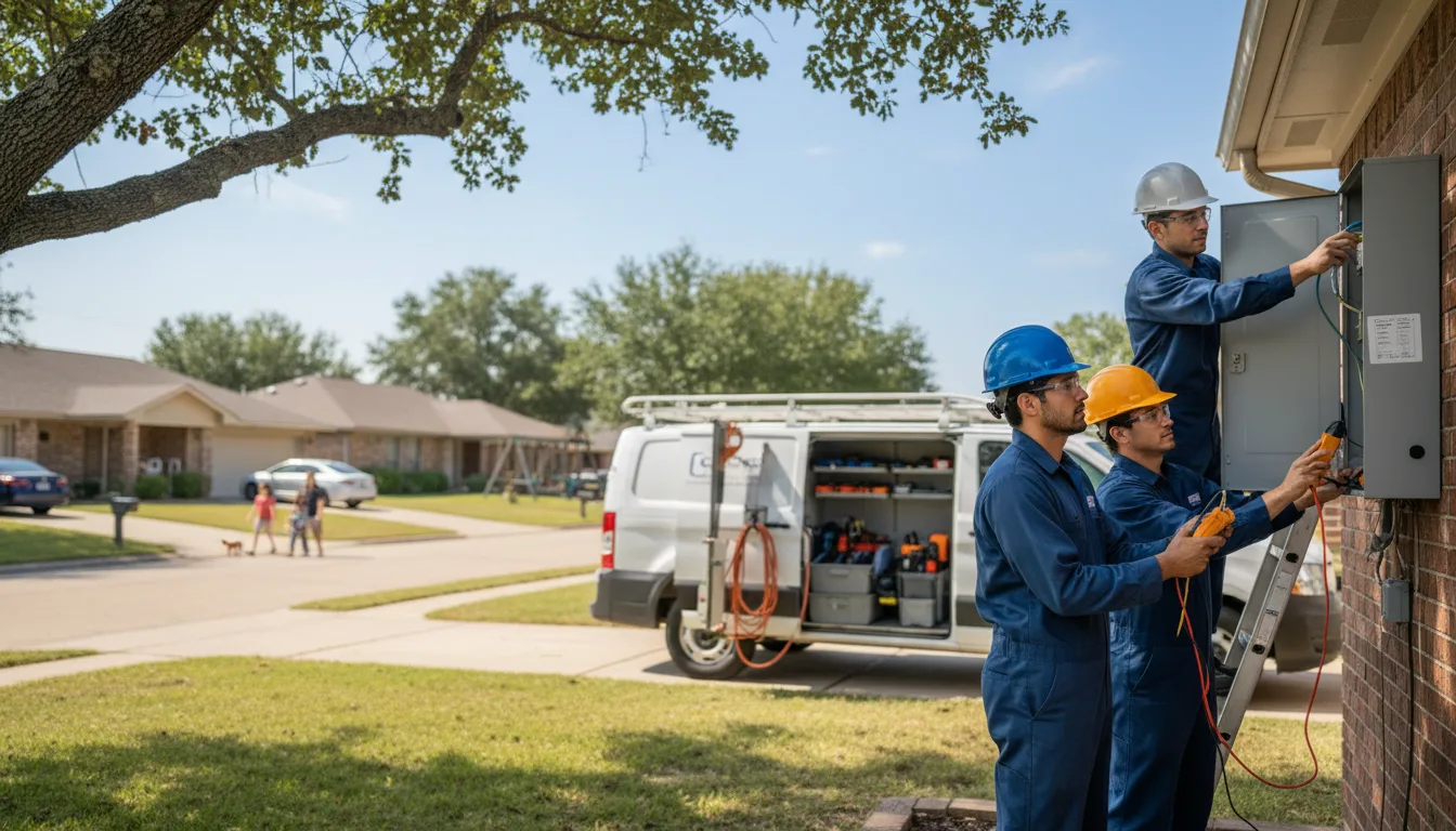 Certified electrician providing emergency electrical services in Kelayres, PA